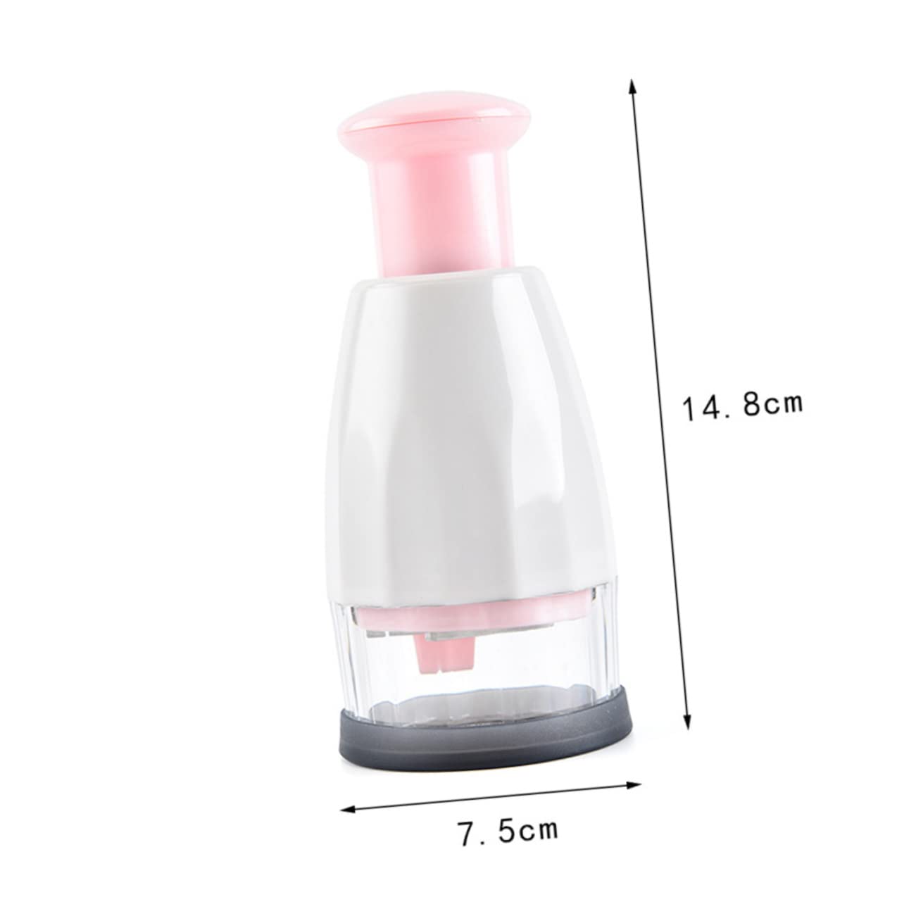 OUNONA Multifunctional Garlic Squeezer Manual Press Shredder Kitchen Gadget Quick Shredding Easy to Clean Random Color for Home Cooking Random Color