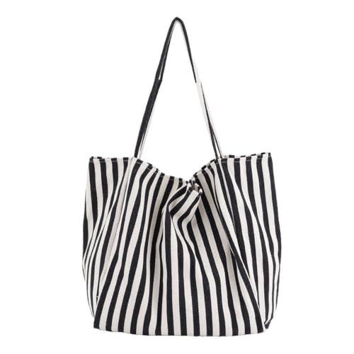 Sac en toile pour femmes motif rayures marinières d'été