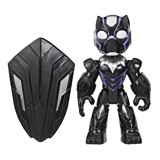 Marvel Iron Man and His Awesome Friends, Figura de Black Panther con Accesorio