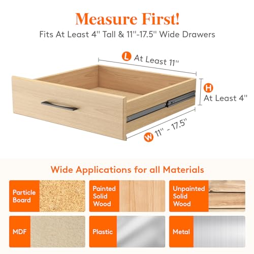 Lifewit 9 Pack Drawer Dividers 4