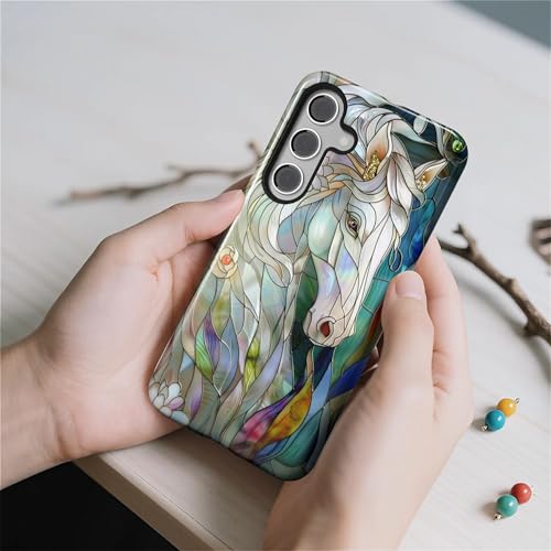 Coque Samsung S24 rigide effet verre teinté relief 3D