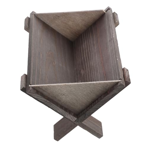 Ciieeo Wooden Manger Nativity Scene Craft Traditional Christmas Decoration Featuring Manger for Church Decorations and Photo Booth Props