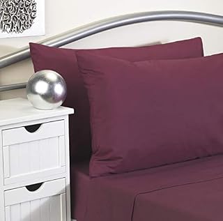 Tiacare Bed Linen - Fire Retardant to BS EN 7175 (Navy, Single - Fitted Sheet)