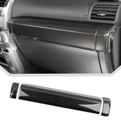 JeCar 3pcs Carbon Fiber Dash Cover Trim Interior Accessories for 2010-2024 Toyota 4Runner by JeCar - Used condition - US$45.15