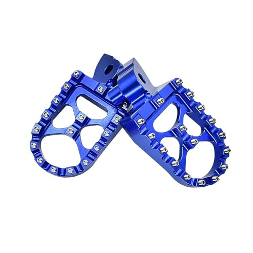 Repose-pieds large grip en acier inoxydable pour Yamaha WR250F et YZ450FX