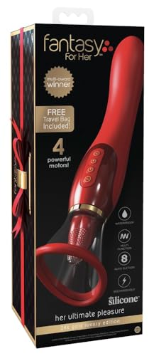 Fantasy for Her Ultimate Pleasure 24K Gold Seasonal Luxury Edition w/Travel Bag Luxury Box - Red