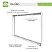 ASD 2x4 Surface Mount Frame for LED Flat Panel Light - Aluminum Surface Mounting Bracket Kit for Drop Ceiling - Low Profile Back-Lit Panels Mount Kit, White