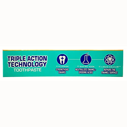 Arm & Hammer Enamel Defense Fluoride Anticavity Toothpaste, Crispy Mint, 4.3 Oz (Pack Of 5) #TOP1