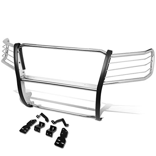 Auto Dynasty Stainless Steel Front Bumper Headlight/Grille Brush Guard Compatible with 07-14 Chevy Suburban 1500/Tahoe/Avalanche