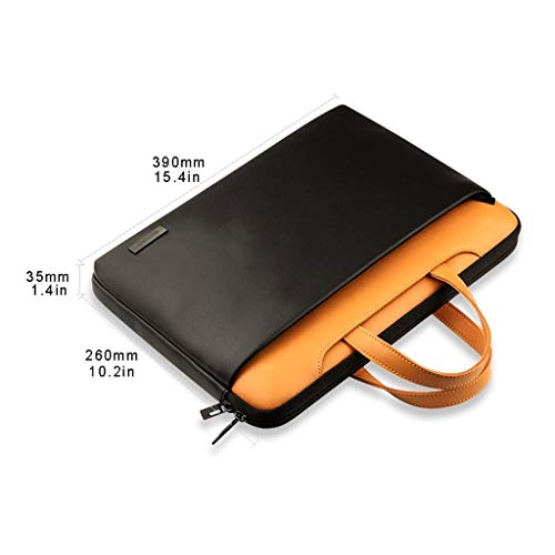 Bolsas para Laptop Pasta do saco do portátil de couro para 12 polegadas 13.3 polegadas 15,4 polegada