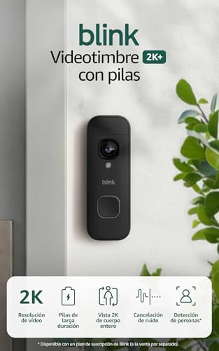 Miniatura 2 de Blink Videotimbre 2K+ con pilas (últ. generación) | Vista de cuerpo entero | Audio mejorado | IP65 | Pilas de larga duración | Instalación sencilla | Módulo de sincronización no incluido (negro)