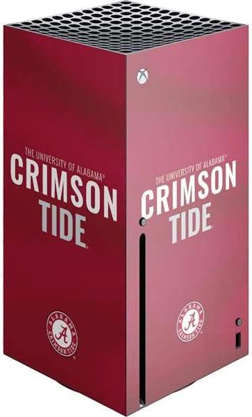 Skinit Decal Gaming Skin Compatible with Xbox Series X Console - Officially Licensed University of Alabama Roll Tide Roll Design