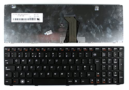 Clavier ordinateur portable Lenovo V-117020NK1-UK Power4Laptops cadre noir