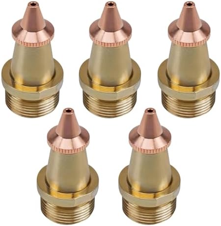 M16 Laser Welding, CQWY Welder Nozzle Kit Copper Nozzles with Scale Tube for Portable Laser Welding Gun Laser Welder Head Laser Machine Wire Feeding (Cutting Nozzles(5pcs))