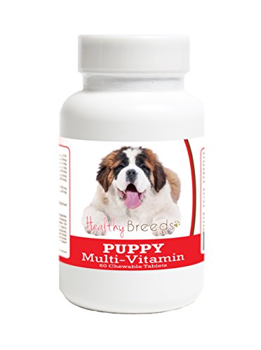 Healthy Breeds Saint Bernard Puppy Dog Multivitamin Tablet 60 Cou...