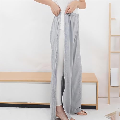 TUPOSTAR Pantalon Unisexe pour Patients, VêTements pour Patients AlitéS, VêTements pour Personnes HandicapéEs avec Fermetures éClair,Gris,M