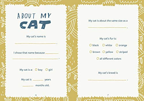 My Cat Book: A Keepsake Journal for My Pet