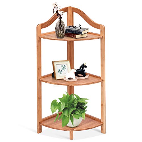 Buy Giantex 3 Tier Corner Shelf Free Standing Corner Rack Tower
