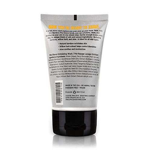 image for Pacific Shaving Company Daily Shave Regimen Set - Bamboo Pre-Shave Scr