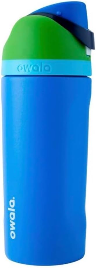 Owala Freesip Water Bottle, 16oz, Green Machine
