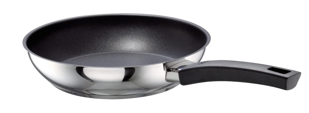 Rohe Germany Bratpfanne Barola, 24 cm, antihaftbeschichtet mit DIAMAS-PRO-Qualitätsbeschichtung, aluminium, Edelstahl
