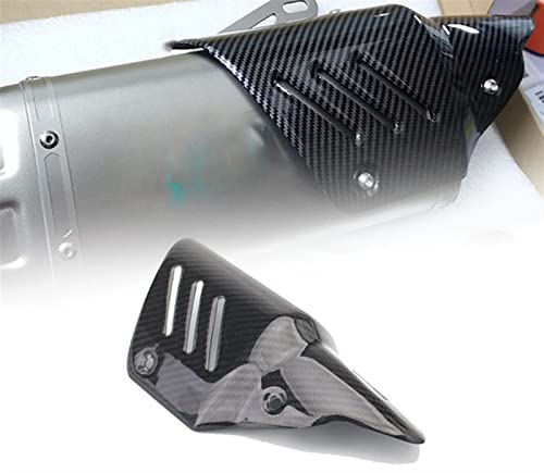 Tuyau d'échappement de moto coque carbone anti-brûlure pour Yamaha MT03 et XADV750