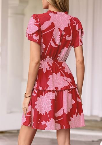 Image of PRETTYGARDEN Womens Summer Floral Beach Dresses