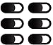 Curseur de couverture de webcam,6 pack Cache de protection de webcam,housse de caméra Web ultra-mince pour ordinateur portable,iPad Pro,iMac,ordinateur,tablette,iPhone, couvercles de confidentialité