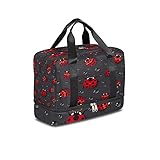 Compartimento separado para zapatos: un compartimento individual con cremallera en la parte inferior, ideal para mantener tus zapatos y equipo sucio separados sin ensuciar el resto de tus pertenencias. El diseño de separación seca y húmeda puede mantener tu bolsa de lona más organizada.