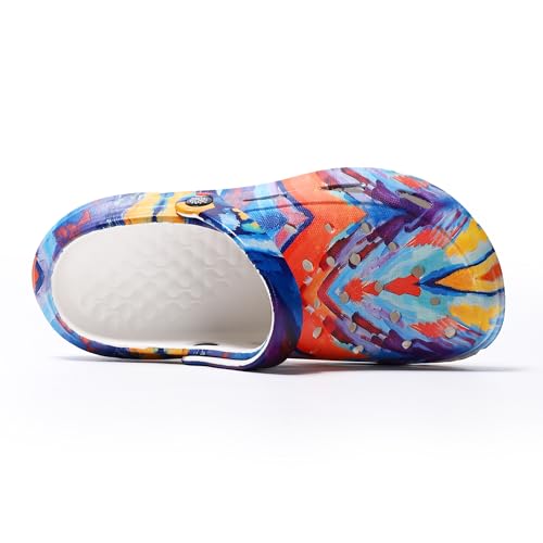 Image of Kids Boys Girls Classic Camo Garden Clogs & Mules | Lightweight Summer Shoes - Quick-Dry Non-Slip Beach Clogs