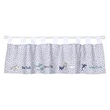 Trend Lab Dr. Seuss New Fish Window Valance, Blue, Green and Gray