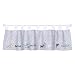Trend Lab Dr. Seuss New Fish Window Valance, Blue, Green and Gray