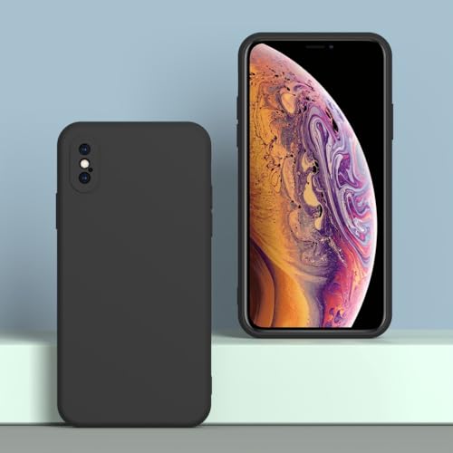 Image of for iPhone Xs Case Black, Scratch Resistant with Soft Touch, Slim Thin Phone Cover for iPhone X 5.8 inch