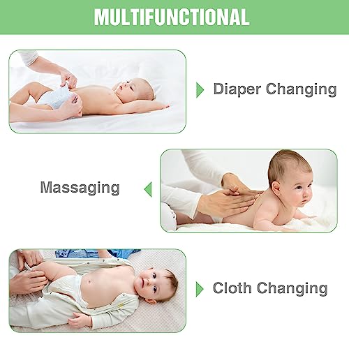 DAWNSPACES Baby Changing Table Dresser for Infants, Nursery Dresser Chest Storage Changing Station with Drawers, White - Thumbnail 6