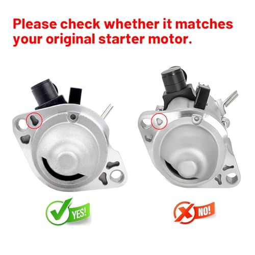 Image of Ezexpreze 10914N Starter for 2013-2017 Honda Accord 2.4,2015-2016 CR-V CRV 2.4, 2016-2019 2.0 Civic 13 14 15 16 17 18 19 Engine Automatic Transmission 31200-5A2-A51 SM-74009 SM740-09 191-711 S-80548