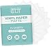 Printable Vinyl Sticker Paper Matte for Inkjet Printer 15 Sheets White, Waterproof Decal Paper Tear & Scratch Resistant Quick Ink Dry, Cricut Sticker Paper for Making Labels & Crafts
