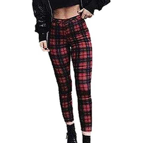 Pantalon Skinny à Carreaux oneforus Cover