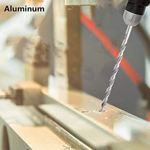 8Pcs 200Mm Straight Shank Twist Drill Set Lengthened High Speed Steel Twist Drill Set Tool 4-10Mm, Used For Wood Plastic And Aluminum #TOP2