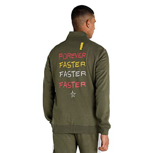 Image of Puma Men Cotton High Neck Jacket