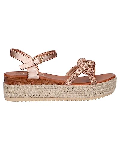 EXÉ - SANDALIA TIRAS P3584-71 para: MUJER color: ROSE GOLD talla: 40