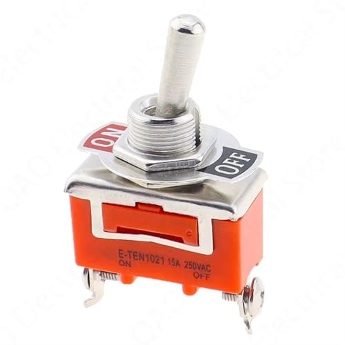 Interruptor de palanca E-TEN1021 para solucionar fallos de encendido en maquinaria de 15A y 250V