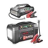 LOKITHOR JA301 2000Amp Jump Starter with 150PSI Air Compressor and AW401 2500Amp Jump Starter with 200PSI Car Washer
