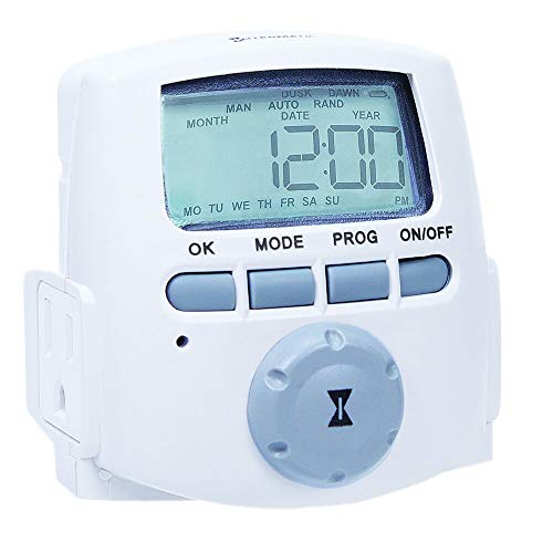Intermatic Dt620 Heavy Duty Indoor Digital Plug-In Timer, White #TOP1