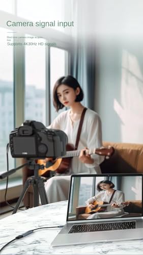 USB C 3.0 Video Capture Card, HDMI to USB C, 1080P@60Hz/4K@30Hz Recording, for Teaching, Broadcasting, Gaming, Streaming, Video Conferencing - Image 6