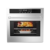 30 Inch Electric Wall Oven, 4.8 Cu.ft Built-in Single Convection Oven with Self-Cleaning, Broil, Bake, Safety Lock, LED Touch Control for Kitchen Cabinet