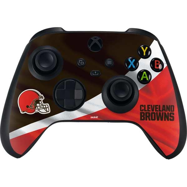 Skinit Decal Gaming Skin Compatible with Xbox Series X Controller - Officially Licensed NFL Cleveland Browns Design