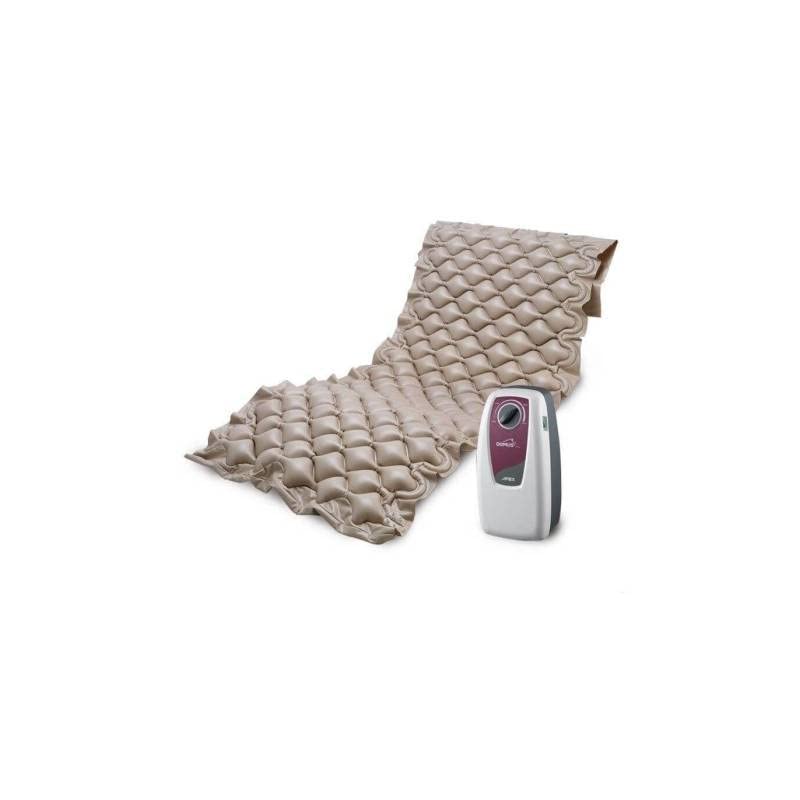 VentadeColchones – Colchón Antiescaras de Aire con compresor para escaras Grado I, 198 x 86 x 6,4 cm, 130 Celdas, PVC Sanitario, Eficacia Terapéutica Domus 1