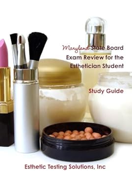 Paperback Maryland State Board Exam Review for the Esthetician Student Book