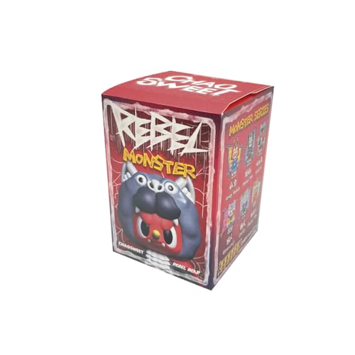 Pop Cuppo Rebel Bears Monsters - Statuetta da collezione a tema mostri divertenti, in vinile Kawaii con terrore morbido, regalo originale per collezionisti