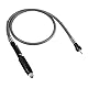 Telituny Flexible Biegsame Welle, 104cm Bohrer Universal Flexible Flex Welle Verlängerungskabel mit M8 Schnellspannbohrfutter und 3,2 mm Spanndurchmesser, für Bohrmaschinen, Schleifgeräte